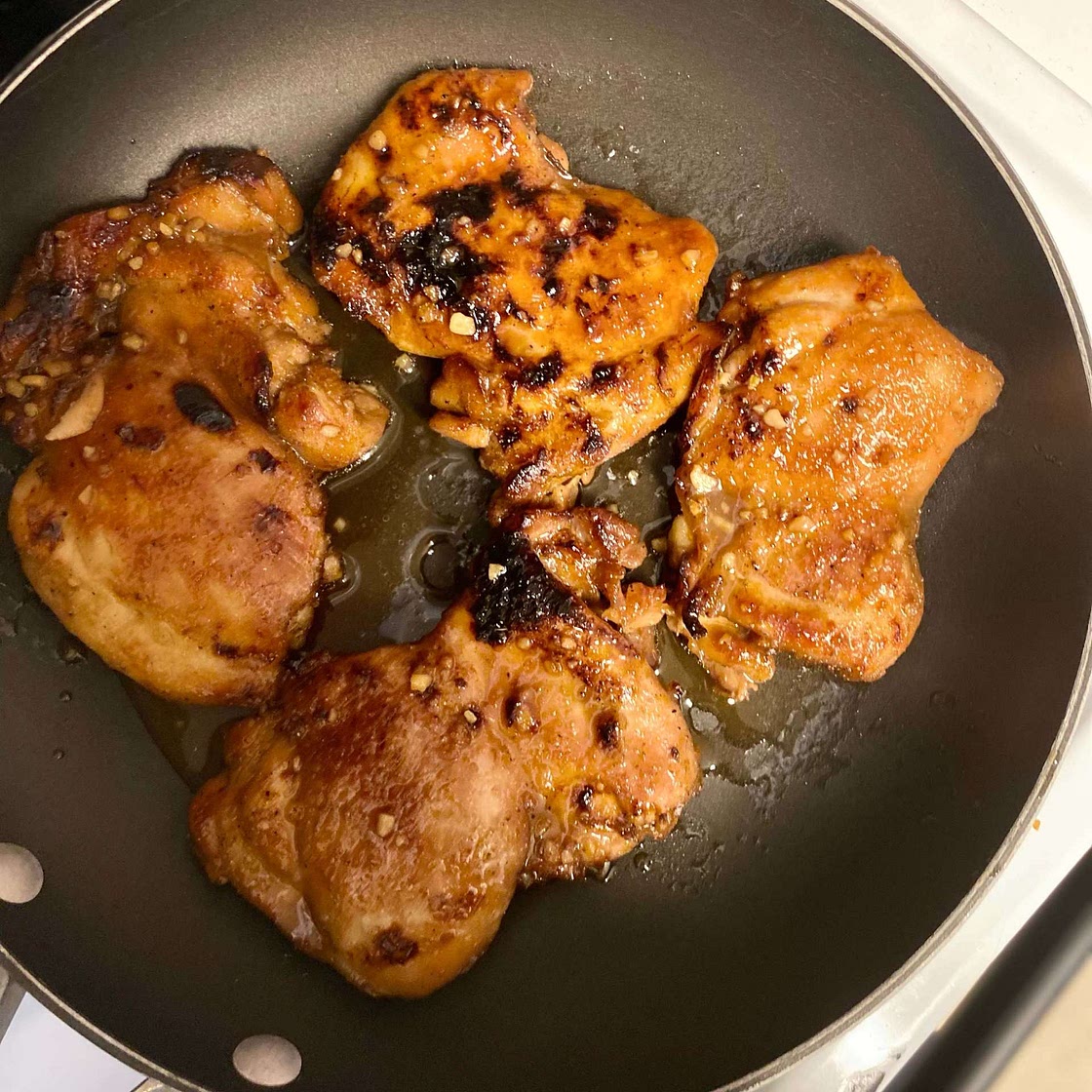 Honey Soy Baked Chicken Thighs