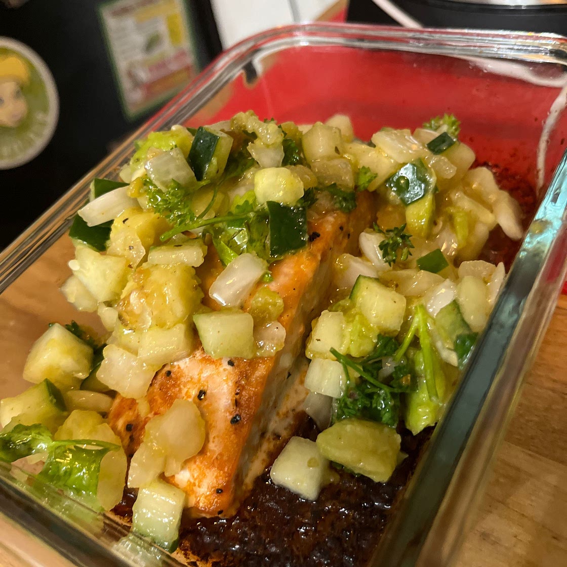 Blackened Salmon with Avocado Salsa
