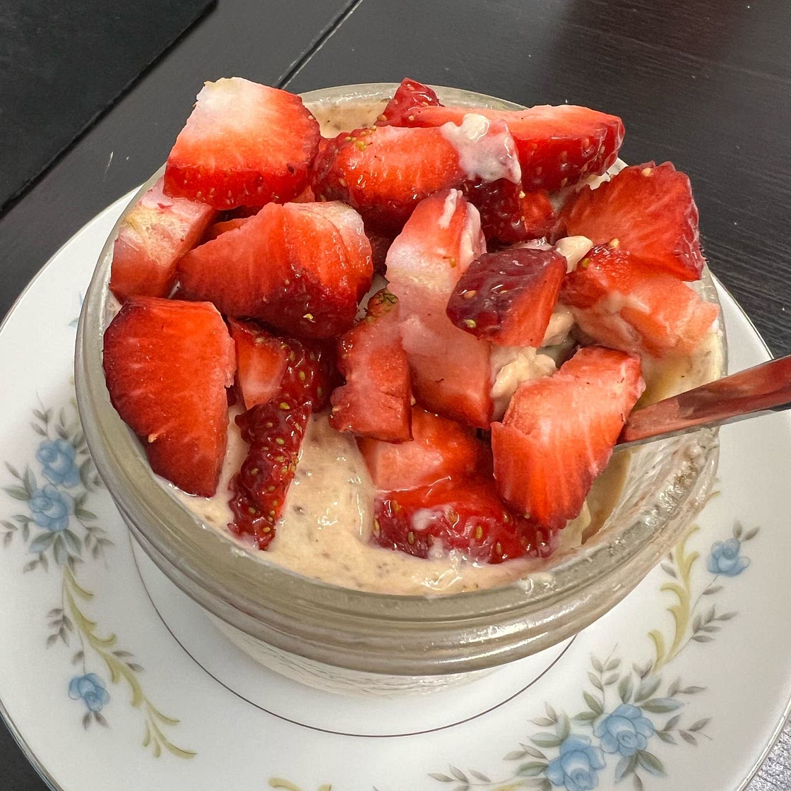 PB&J Overnight Oats Recipe by Tasty