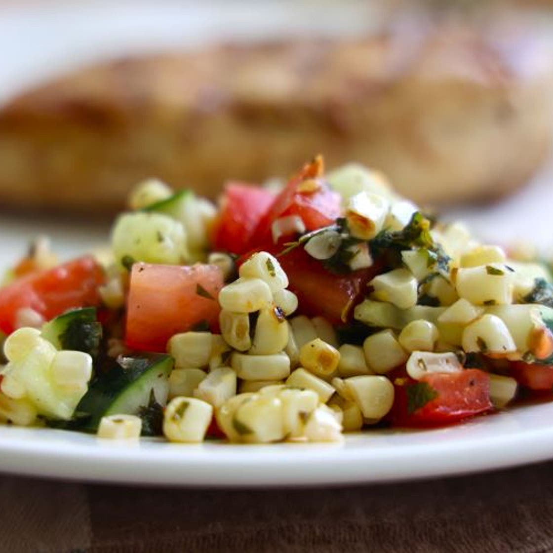Corn and Cucumber Salad