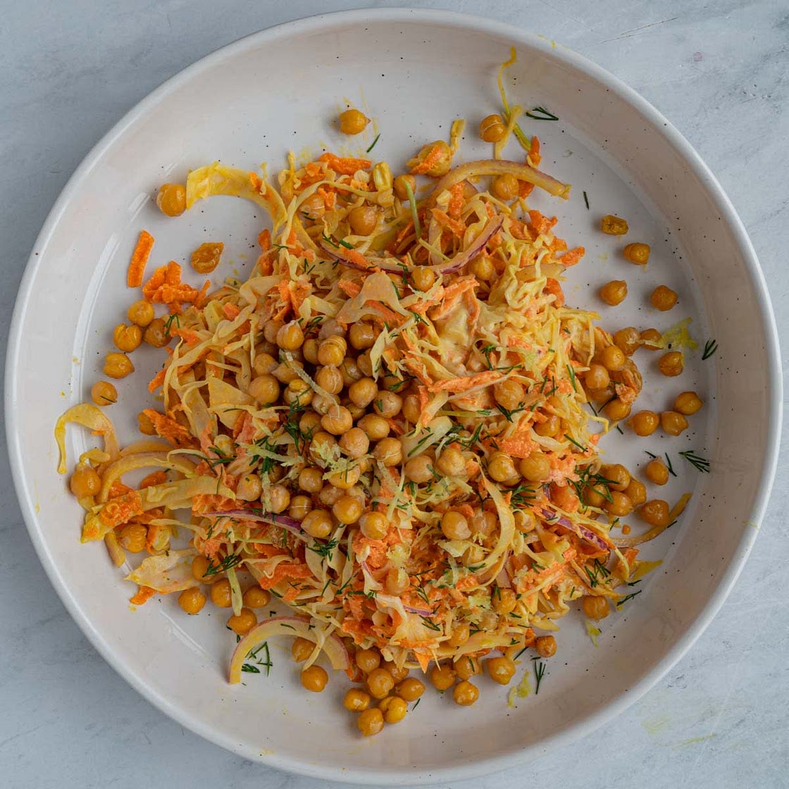 Curried Cabbage Salad