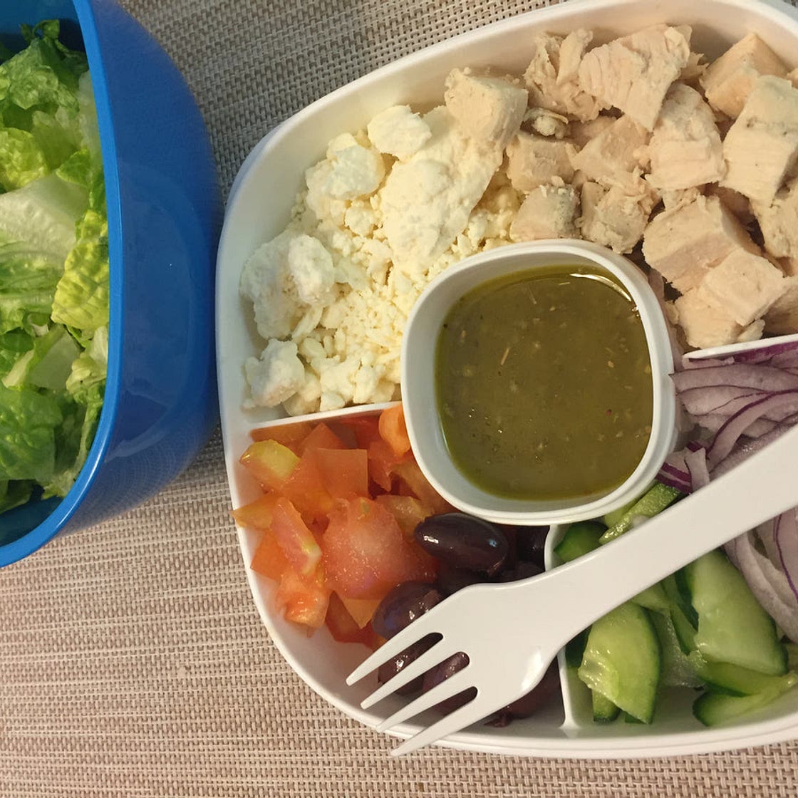 Ultimate Greek Salad for On-the-Go