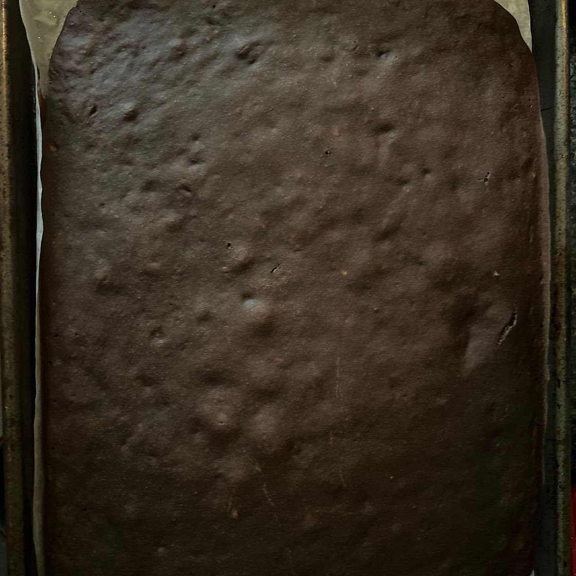 Chocolate banana Sheetpan pancakes