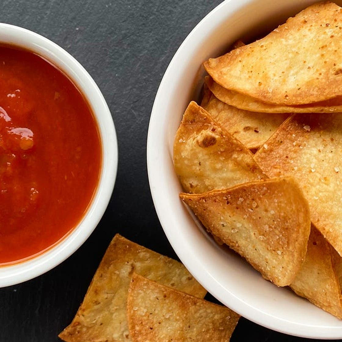 Make a Cute Little Batch of Mini Tortilla Chips in Your Air Fryer