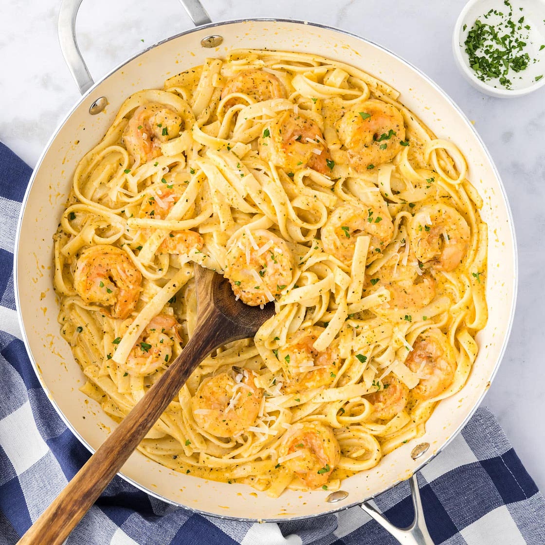 Shrimp Alfredo