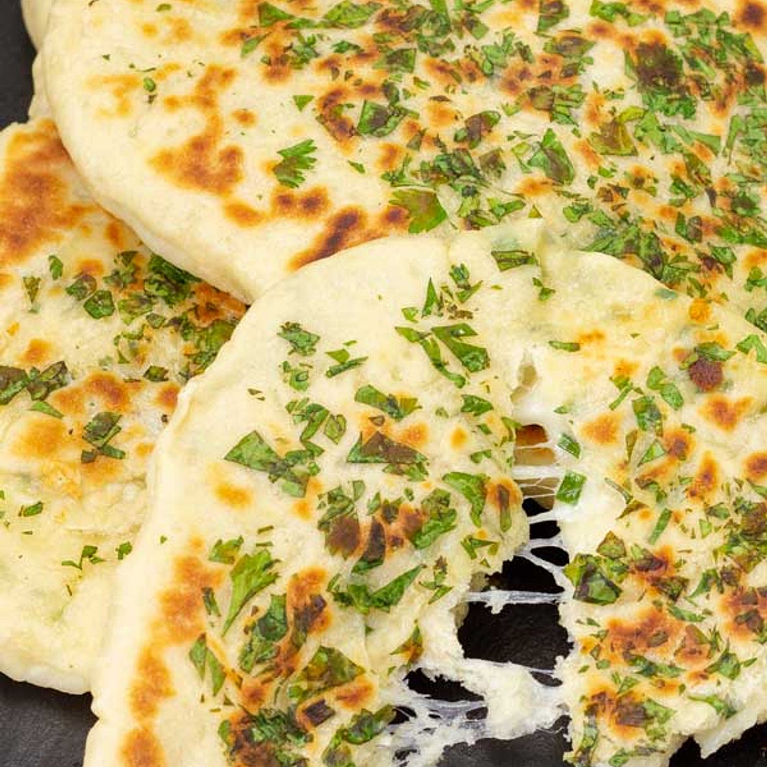 Cheese Stuffed Naan Bread