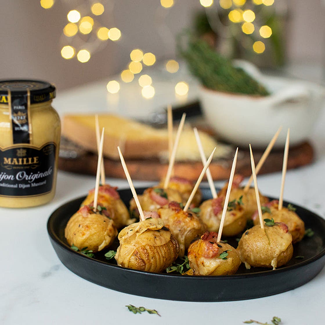 Christmas Canape Hasselback Bites