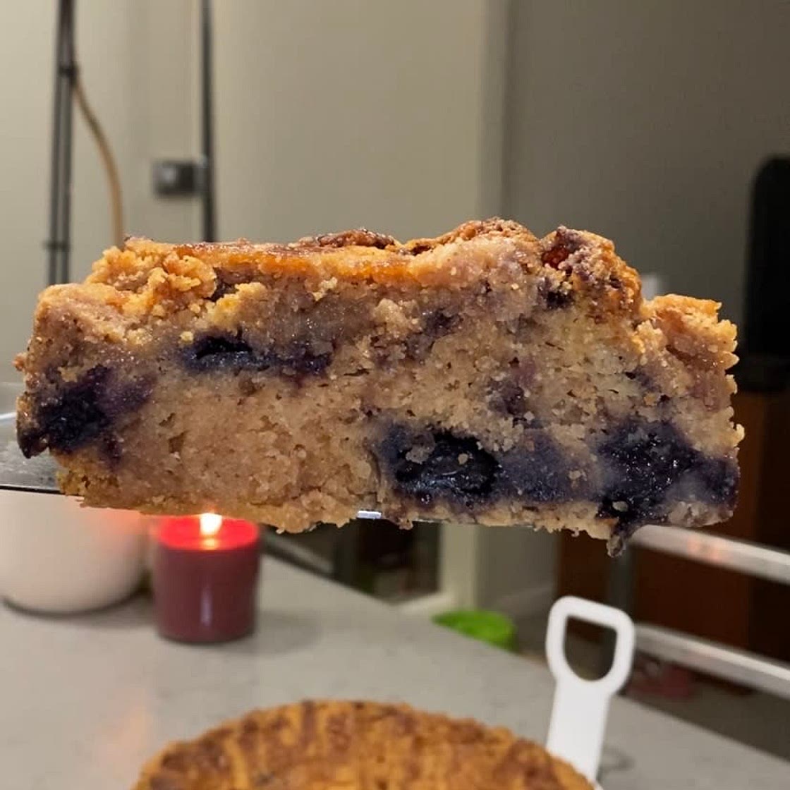 blueberry crumb cake 🫐