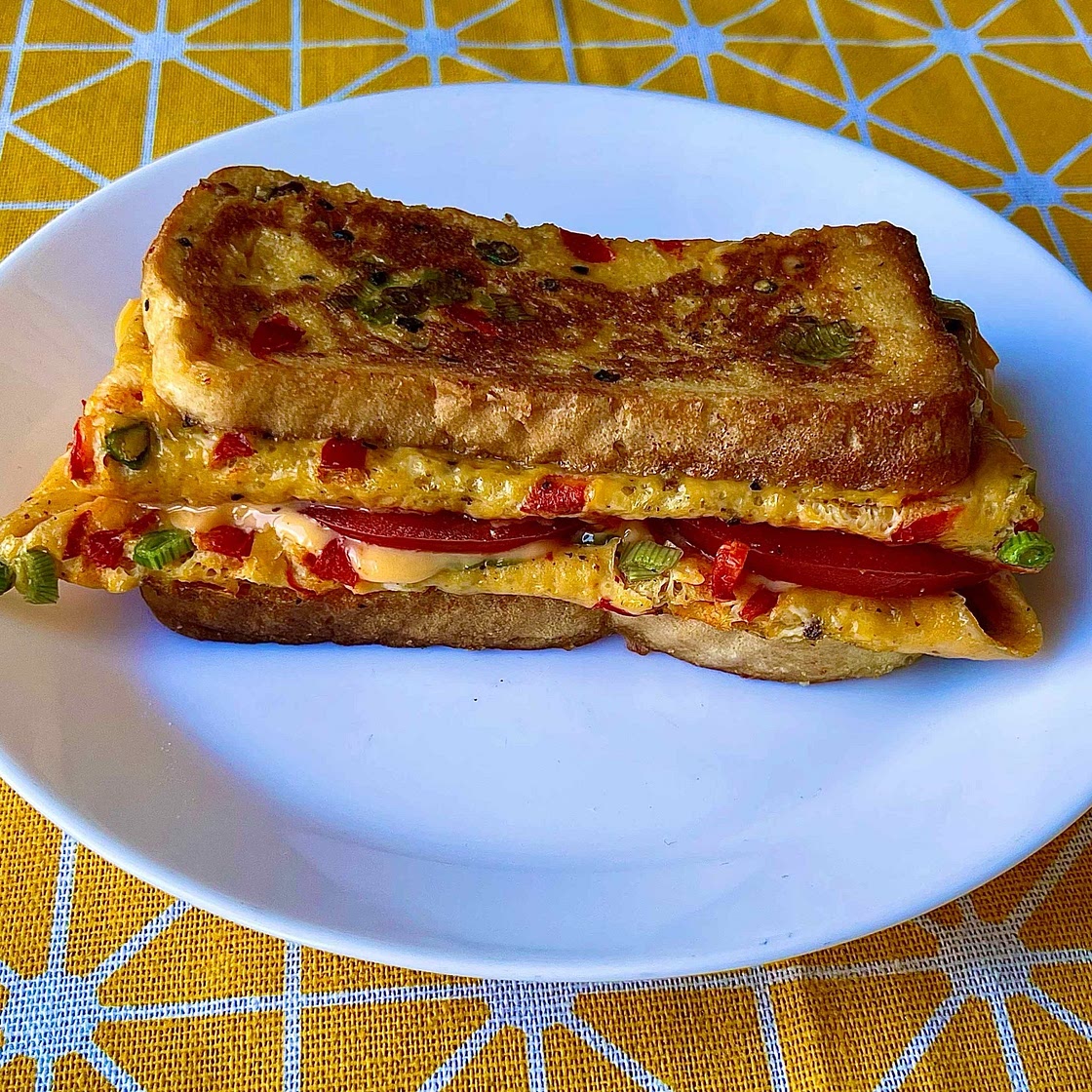 Spicy Egg Cheese Sandwich