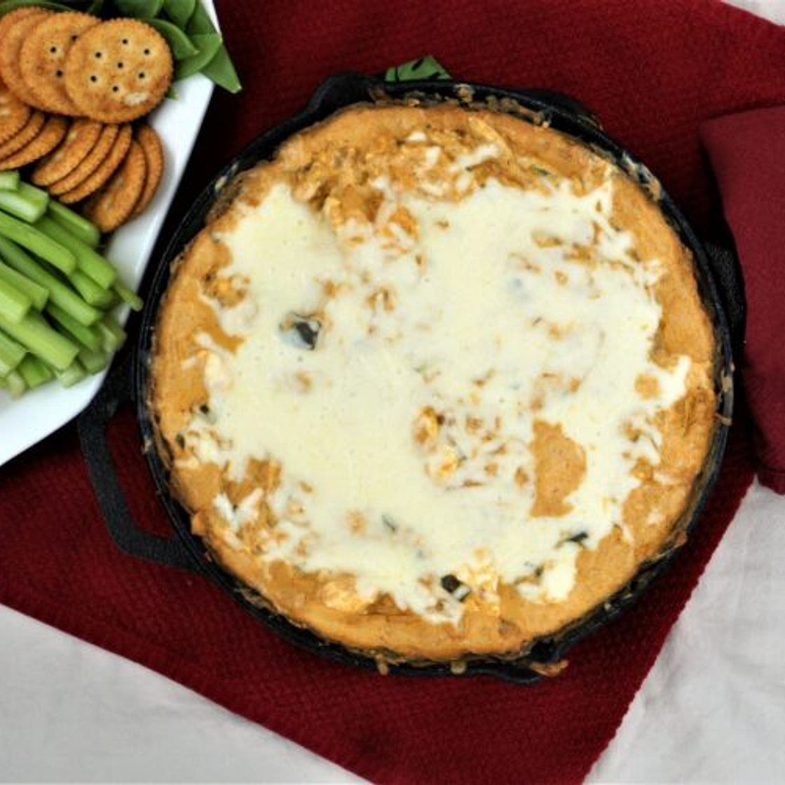 Cheesy Poblano Onion Dip