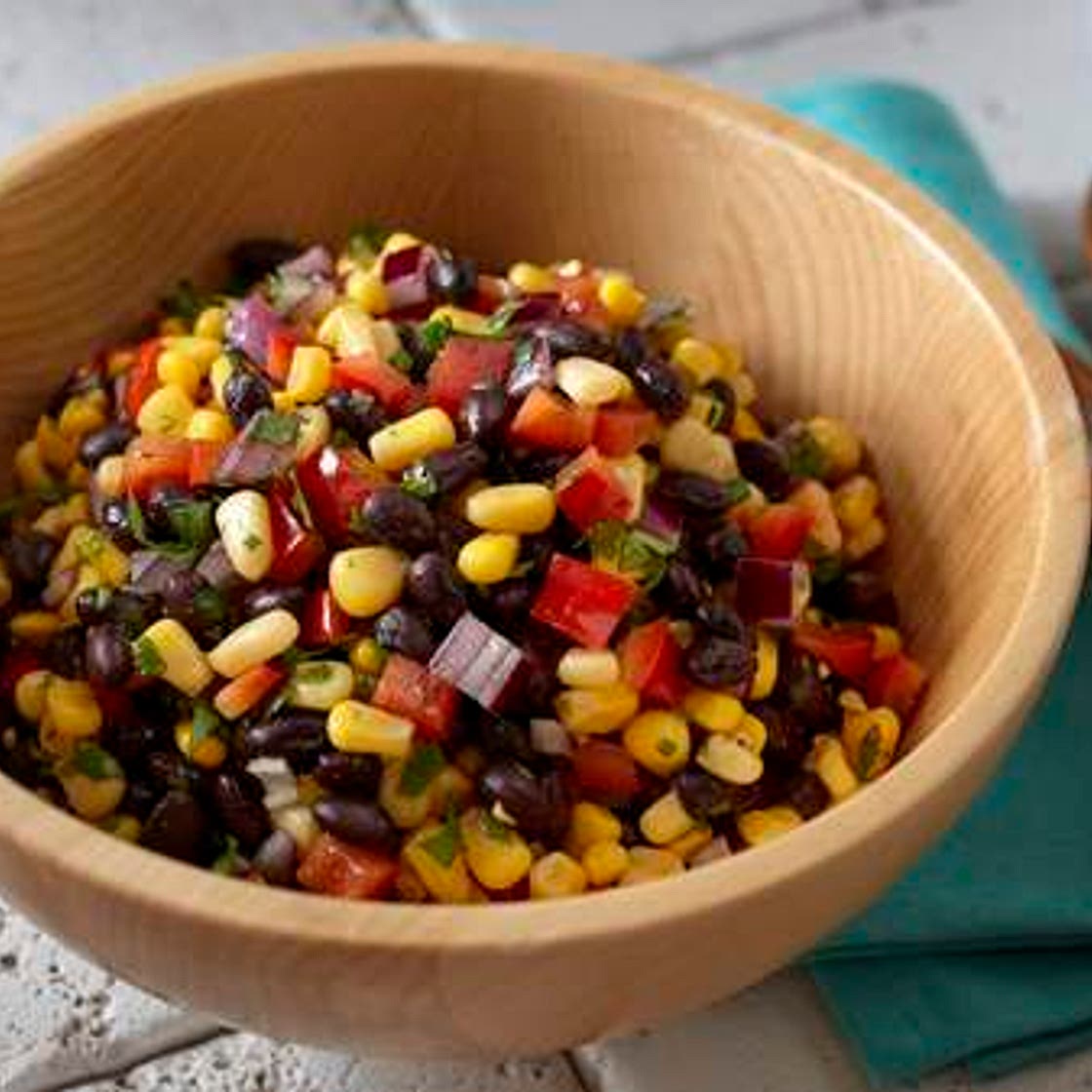 Salade de haricots à la mexicaine