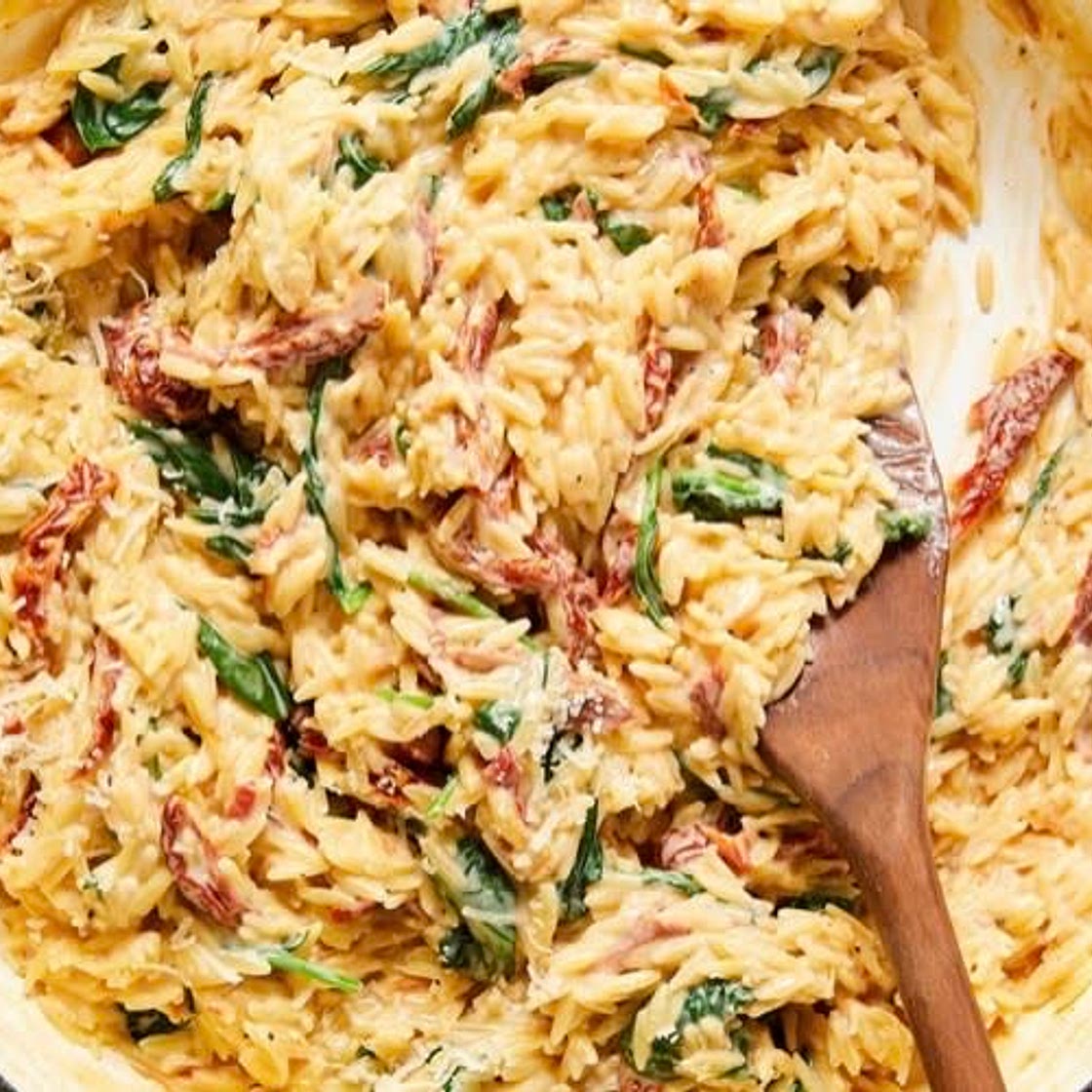 Creamy Tuscan Orzo