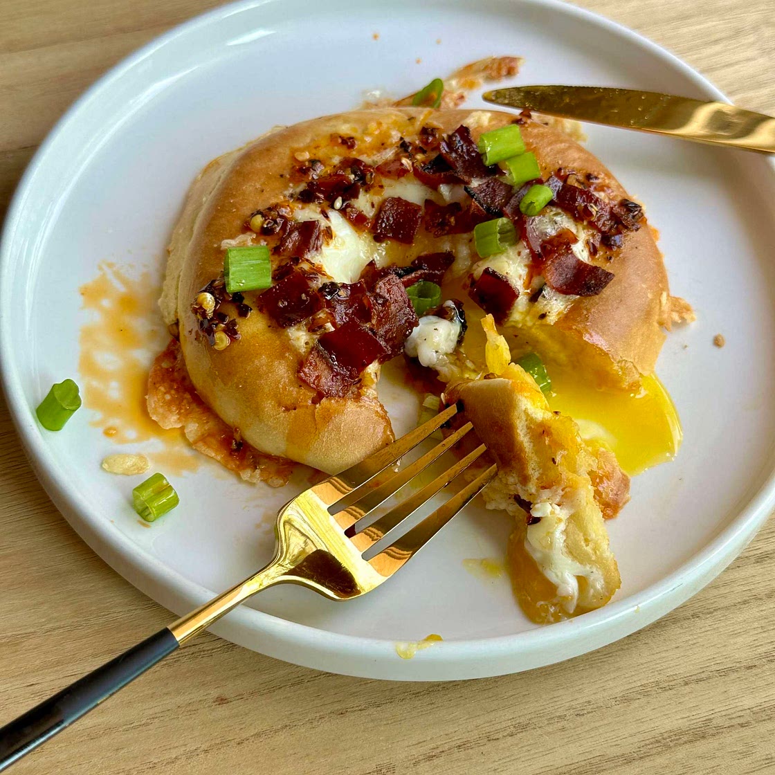Viral TikTok bagel