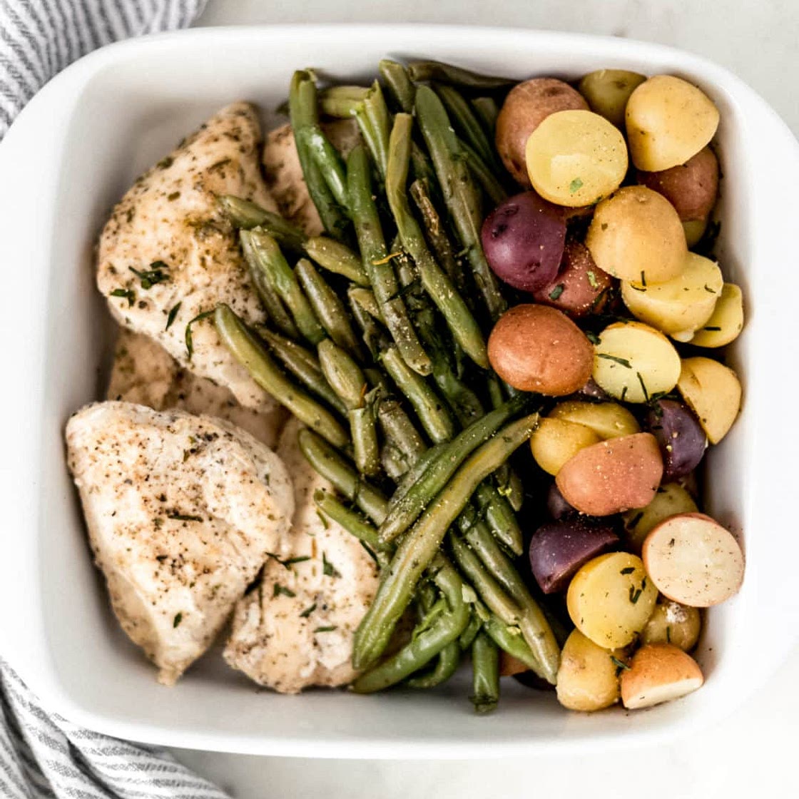 Instant Pot Chicken and Potatoes with Green Beans