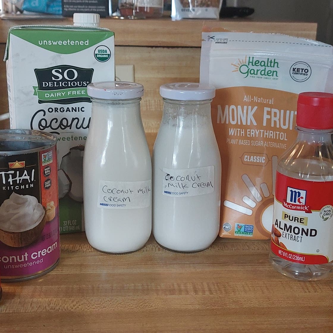 Coconut Milk Cream for Coffee