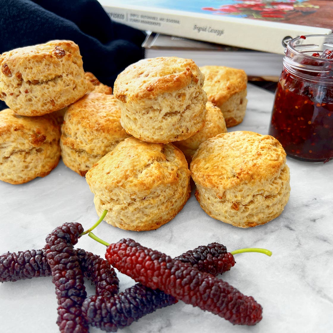 Magical Mulberry Scones with Home-Crafted Mulberry Jam