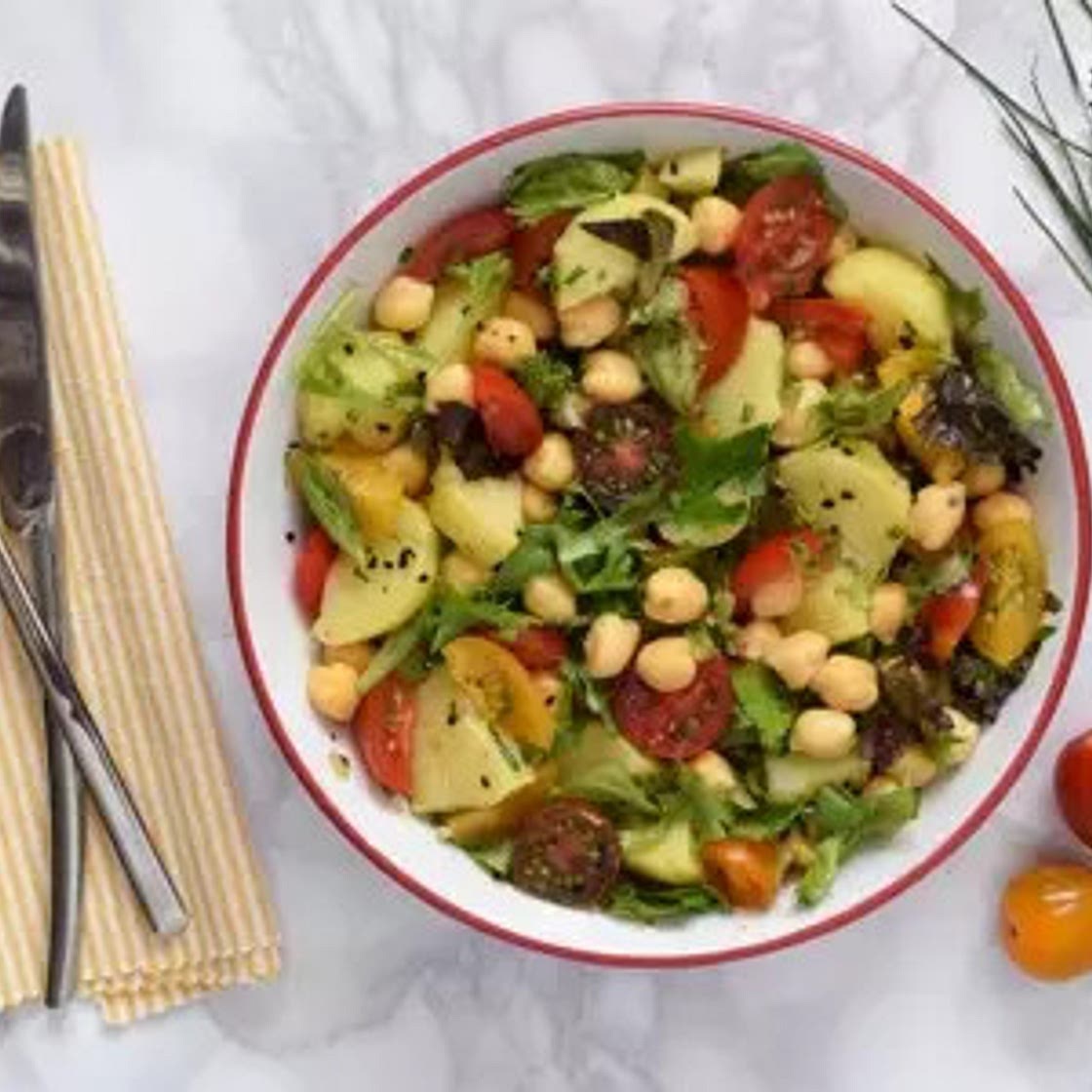 Ensalada de garbanzos