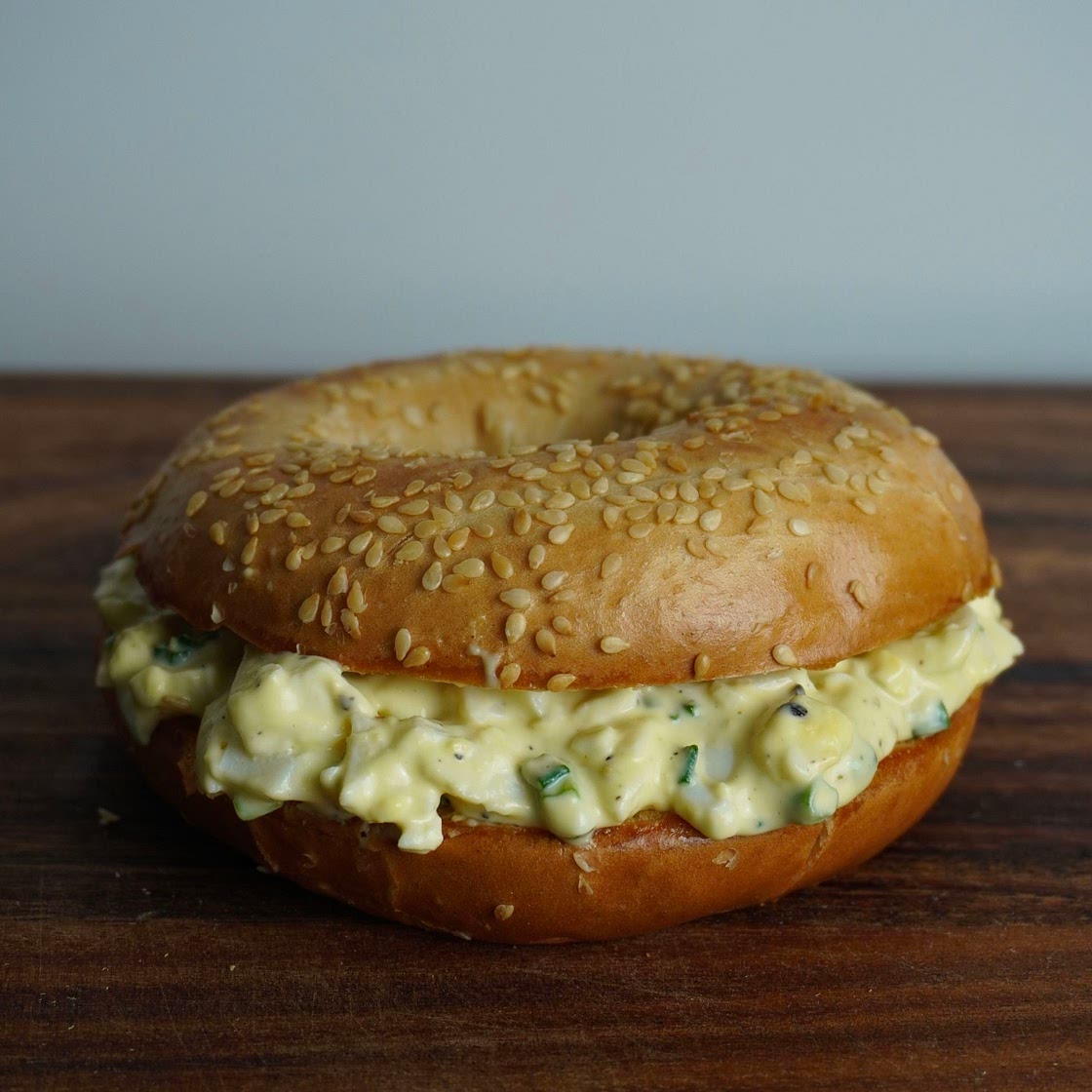 Egg salad Bagel