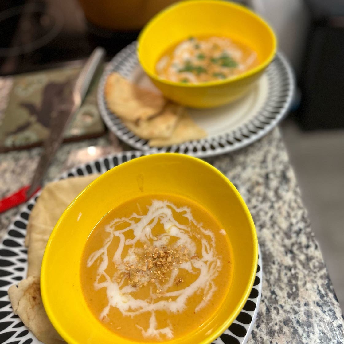 Thai Coconut Curry Butternut Squash Soup