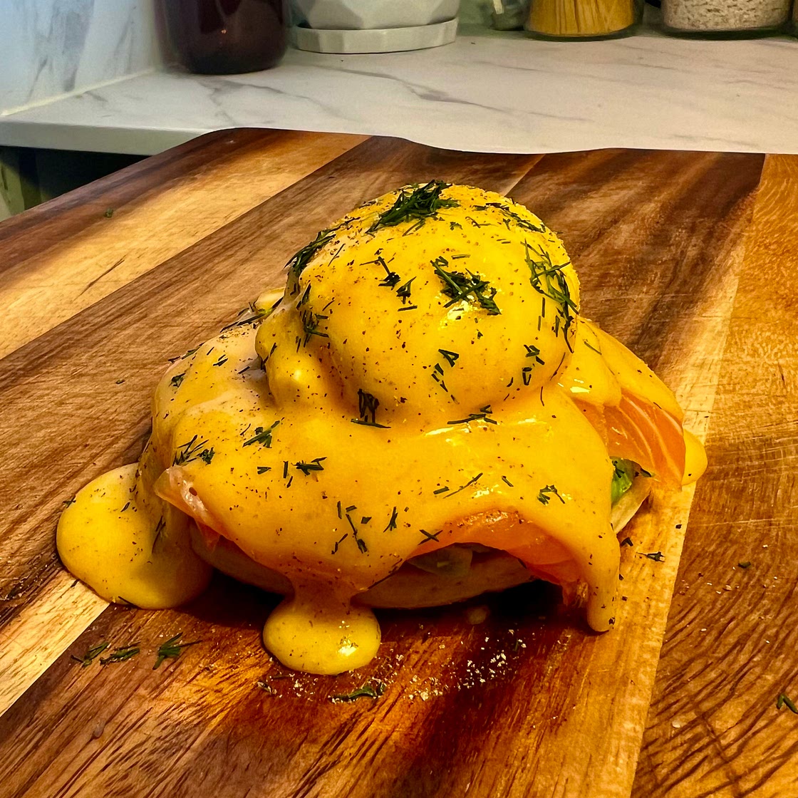 Eggs Royale Bagel