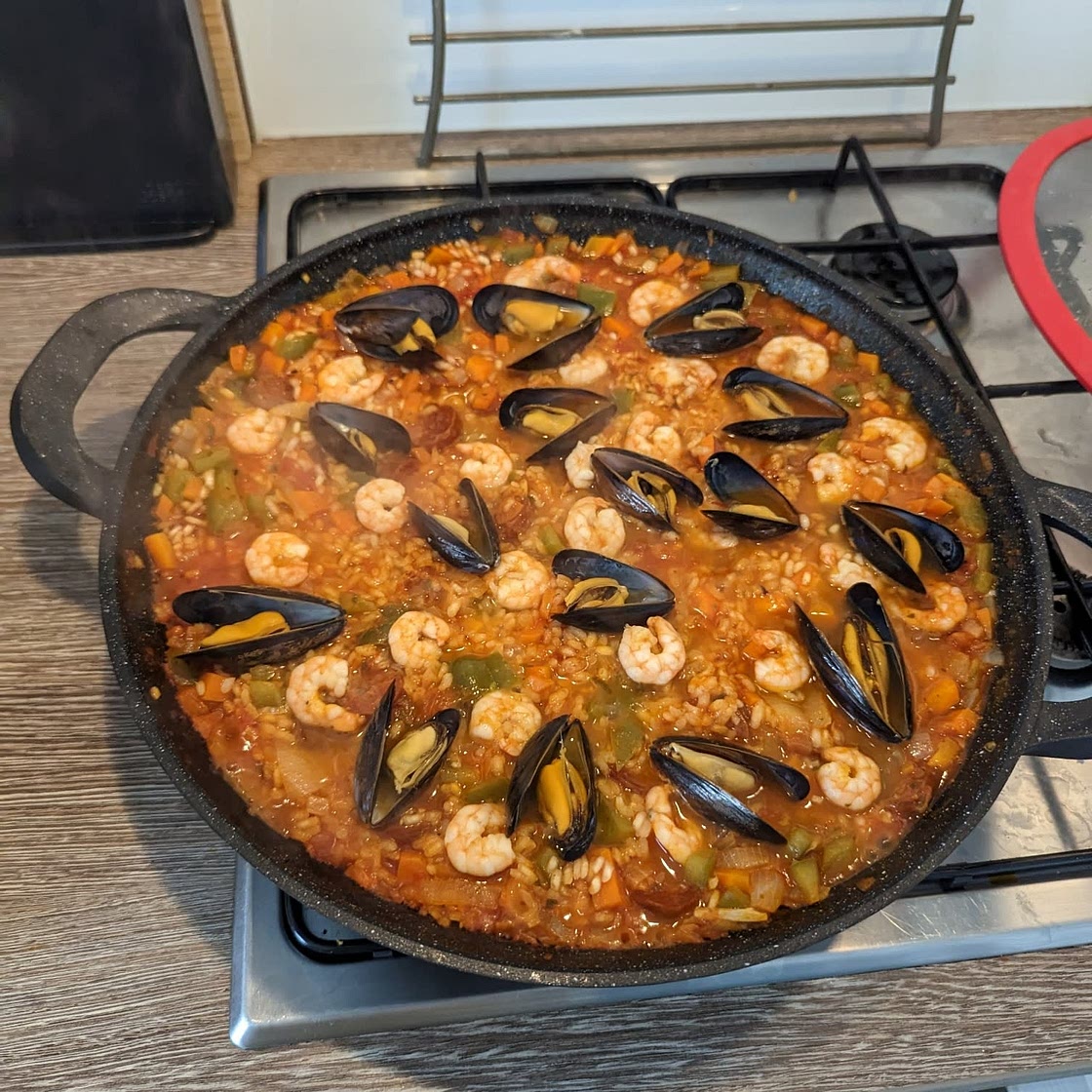 Authentic Spanish Seafood Paella