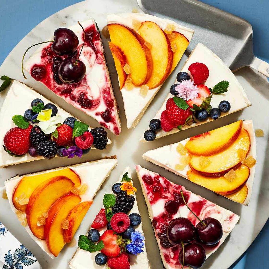 Any-Berry No-Bake Cheesecake