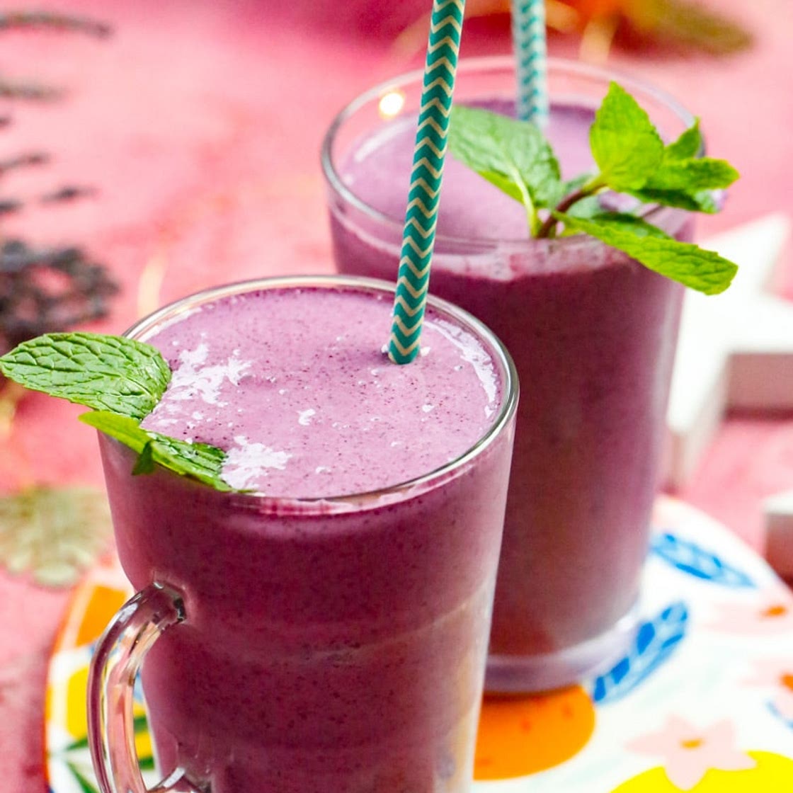 Blueberry Milkshake