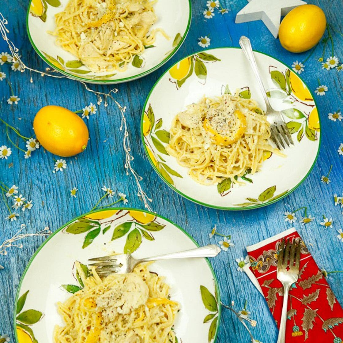 Creamy Lemon Pasta With Chicken