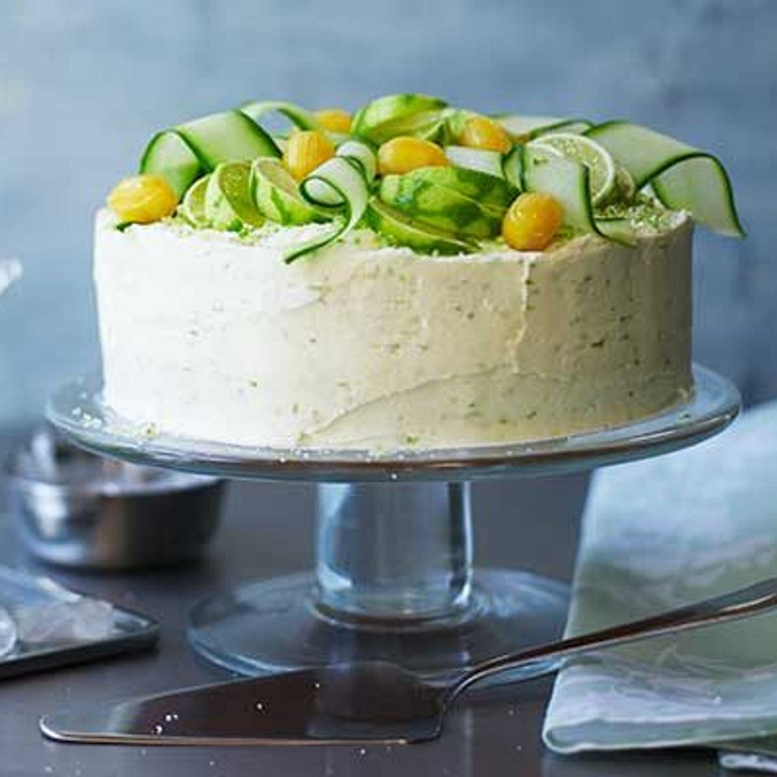 Gin & tonic cake