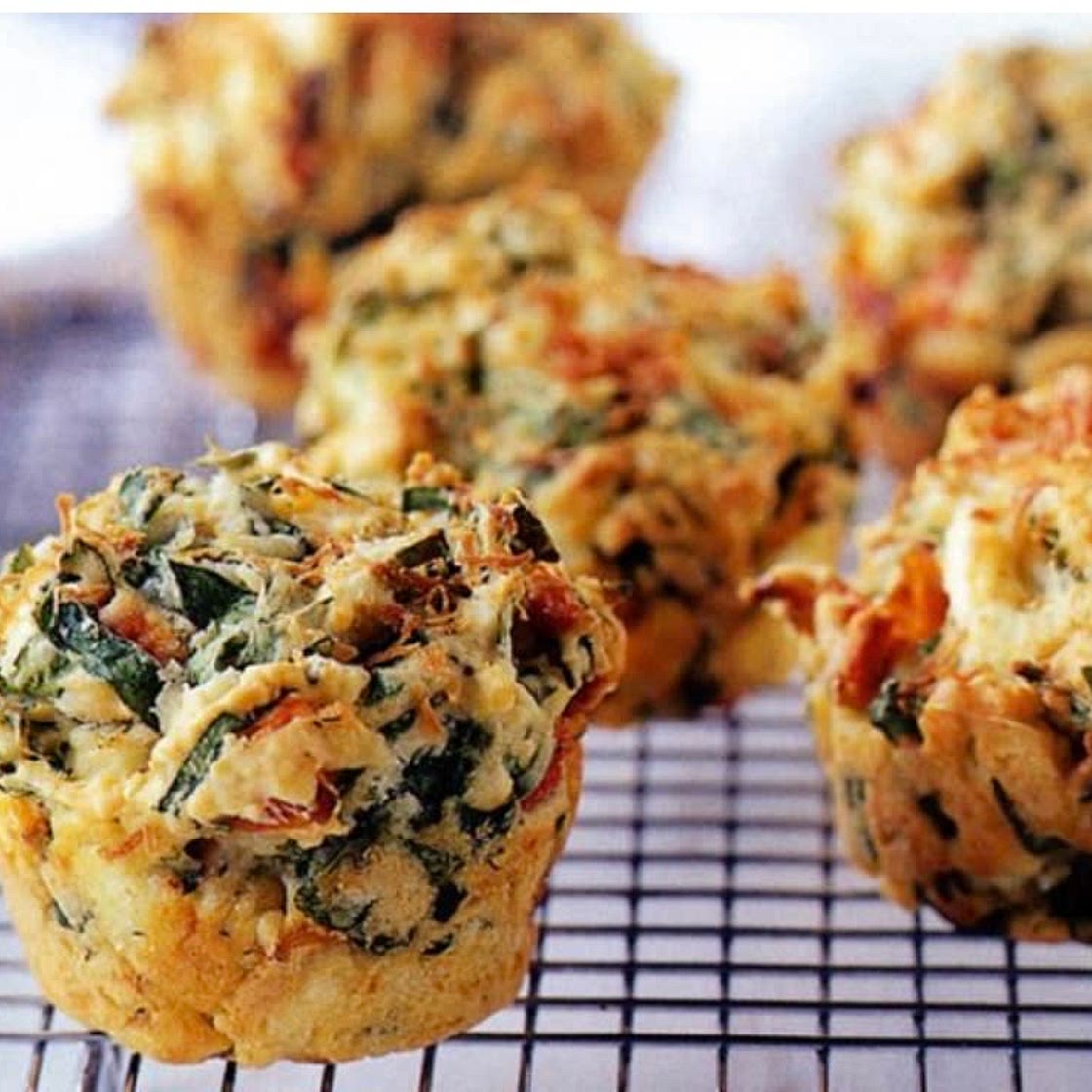 Spinach and Feta Muffins 