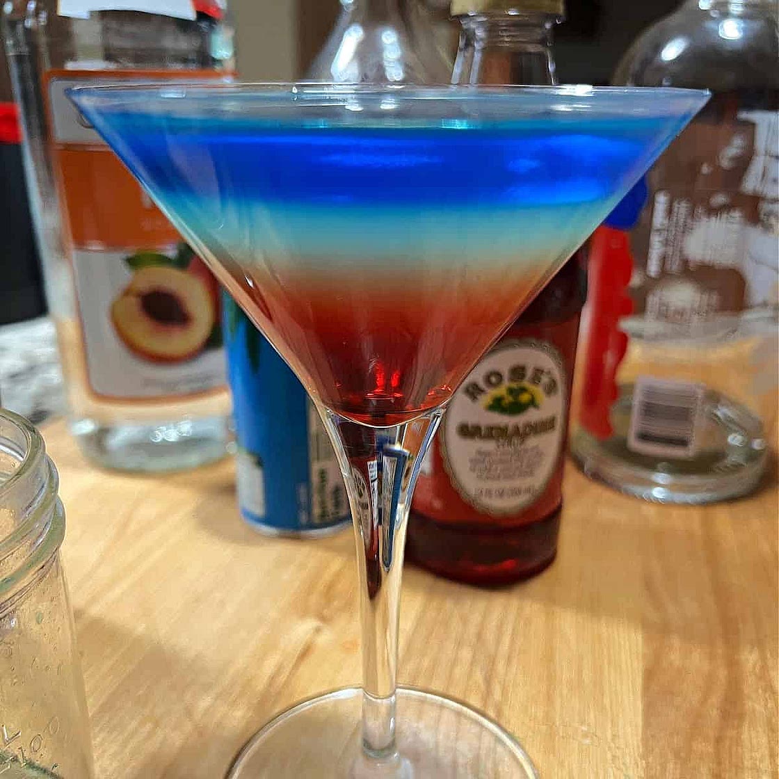 Rainbow Martini
