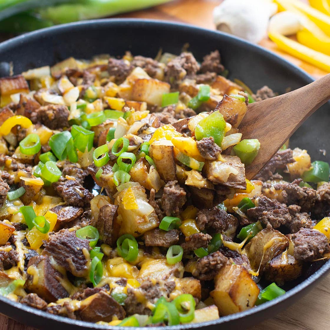 Ground Beef and Potato Skillet Recipe