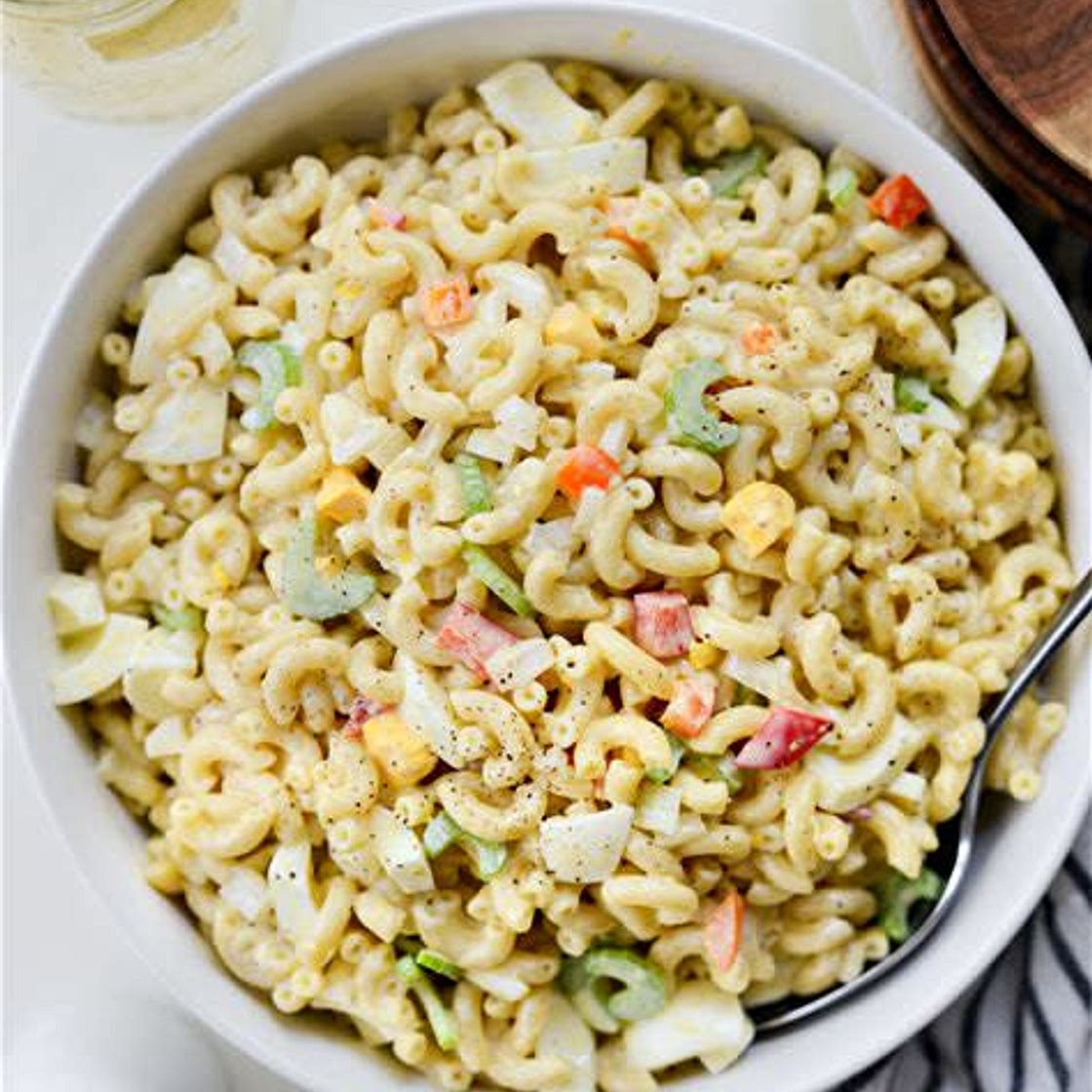 Macaroni Salad with cooked dressing