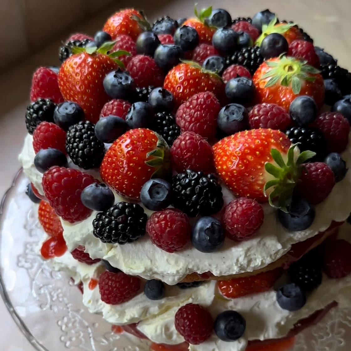 Victoria cake 🍓🫐
