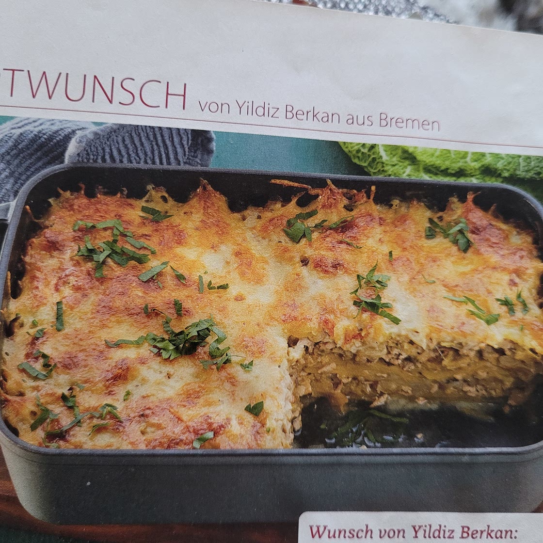 Wirsingauflauf mit tofu hack