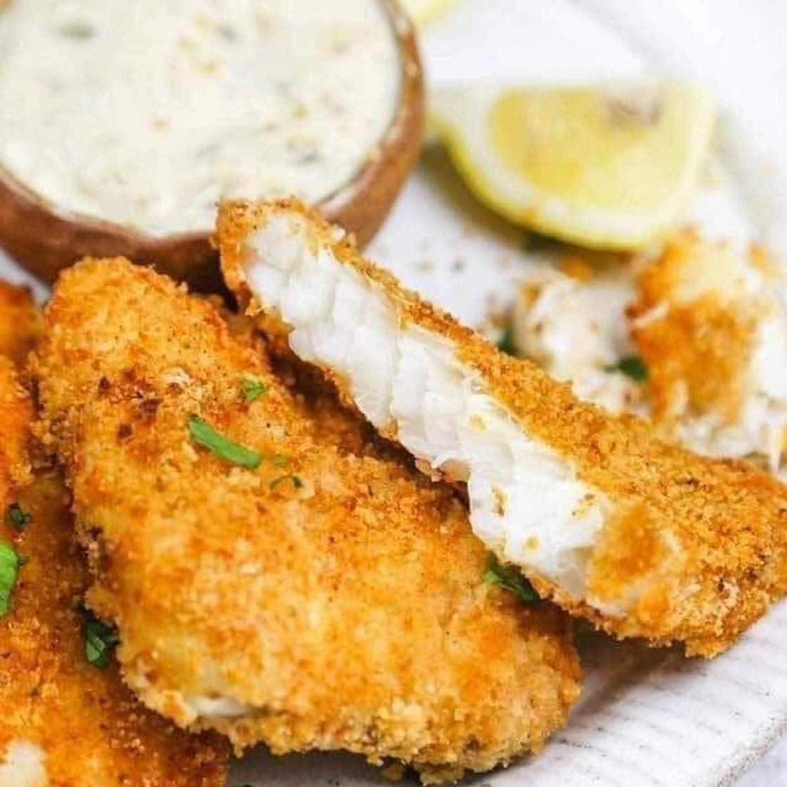 Parmesan Encrusted Flounder