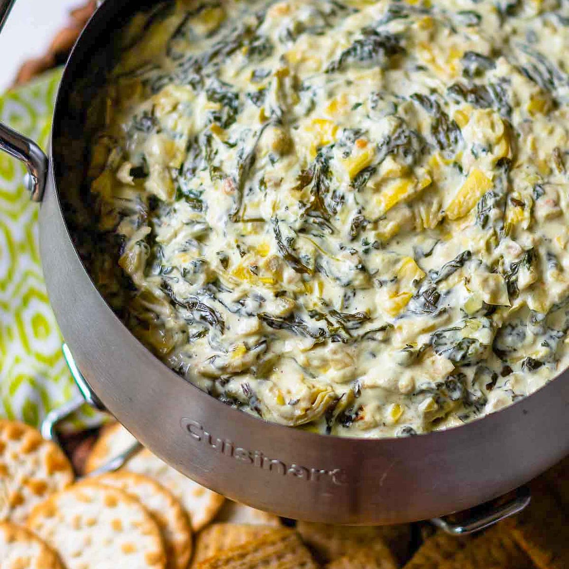 Crock Pot Spinach Artichoke Dip