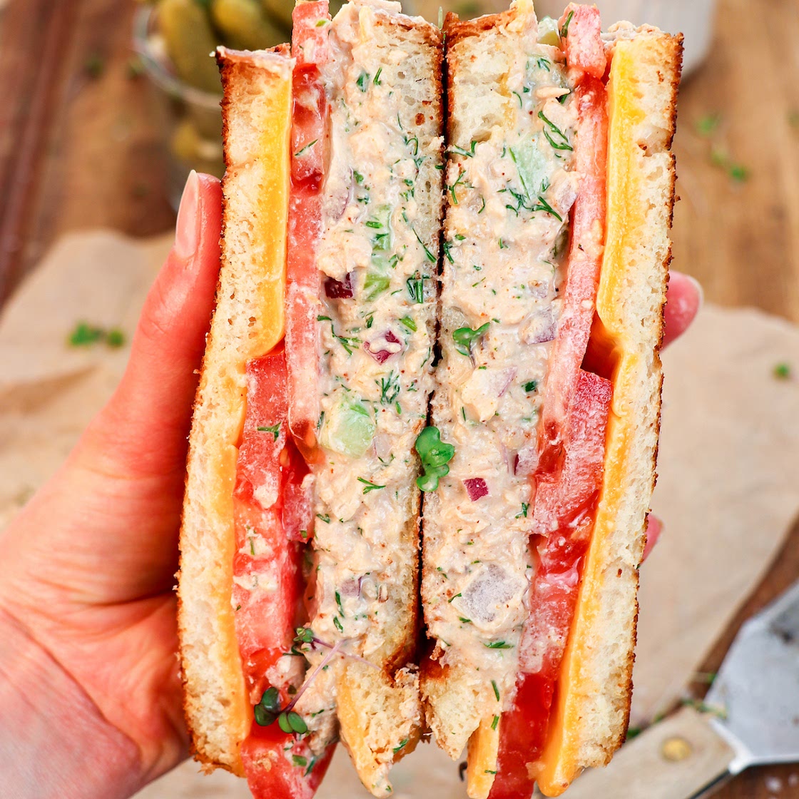 Chili Honey Tuna Melt (Without Mayo)