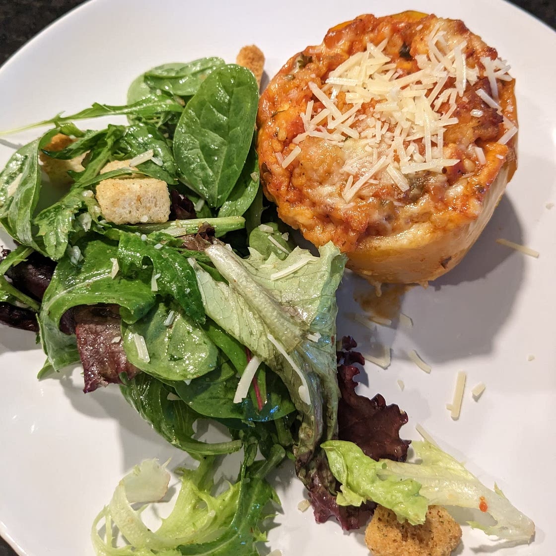 Chicken Parm Stuffed Peppers
