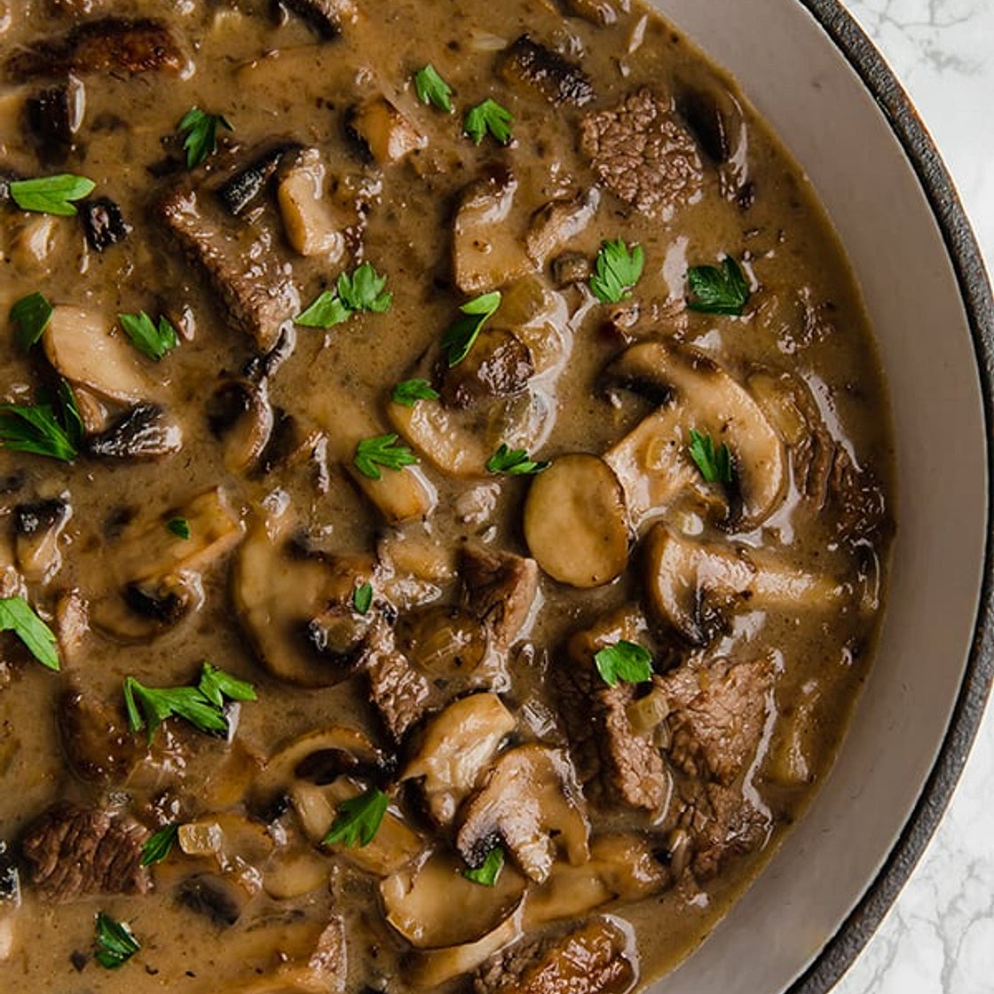 Paleo Beef Stroganoff