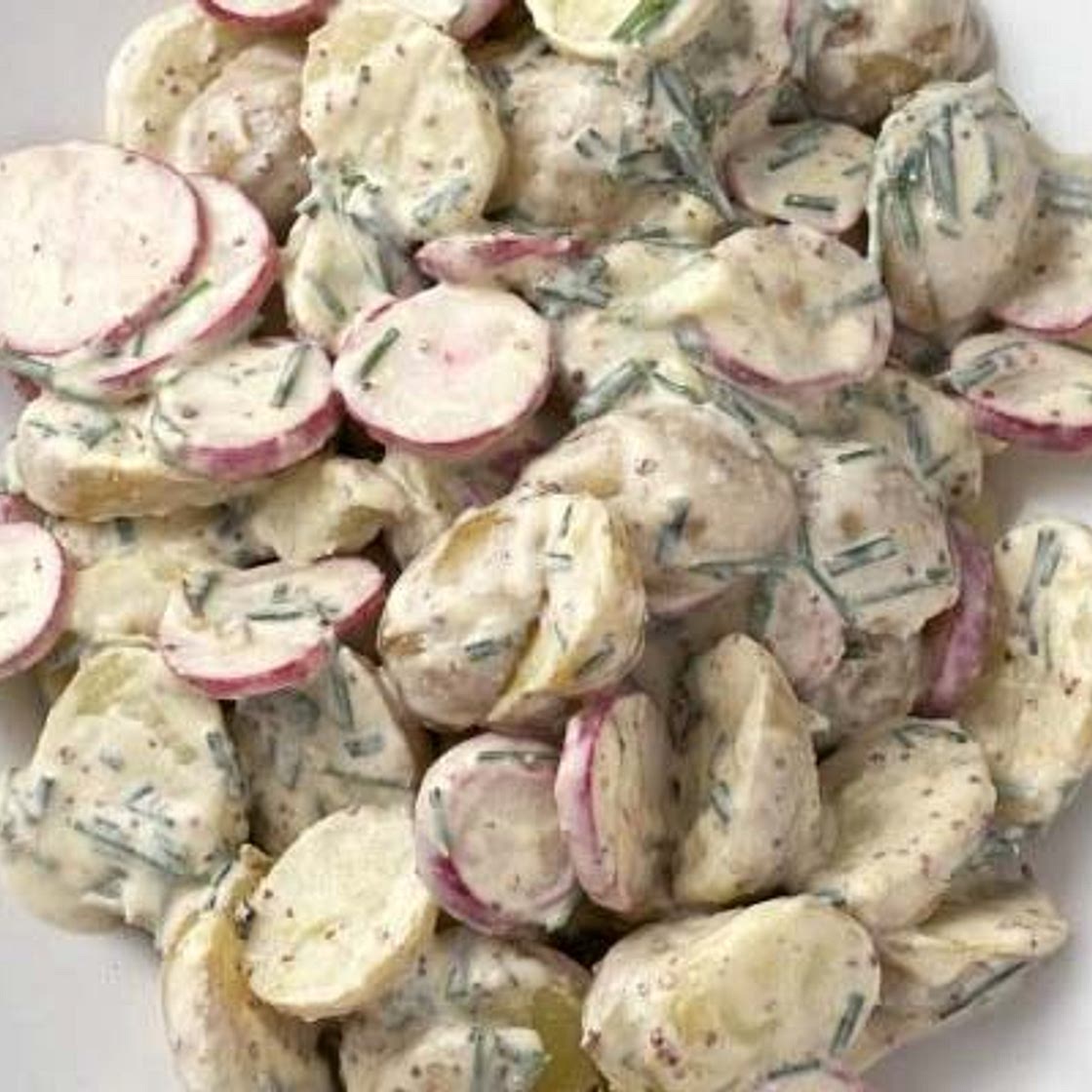 Potato & radish salad