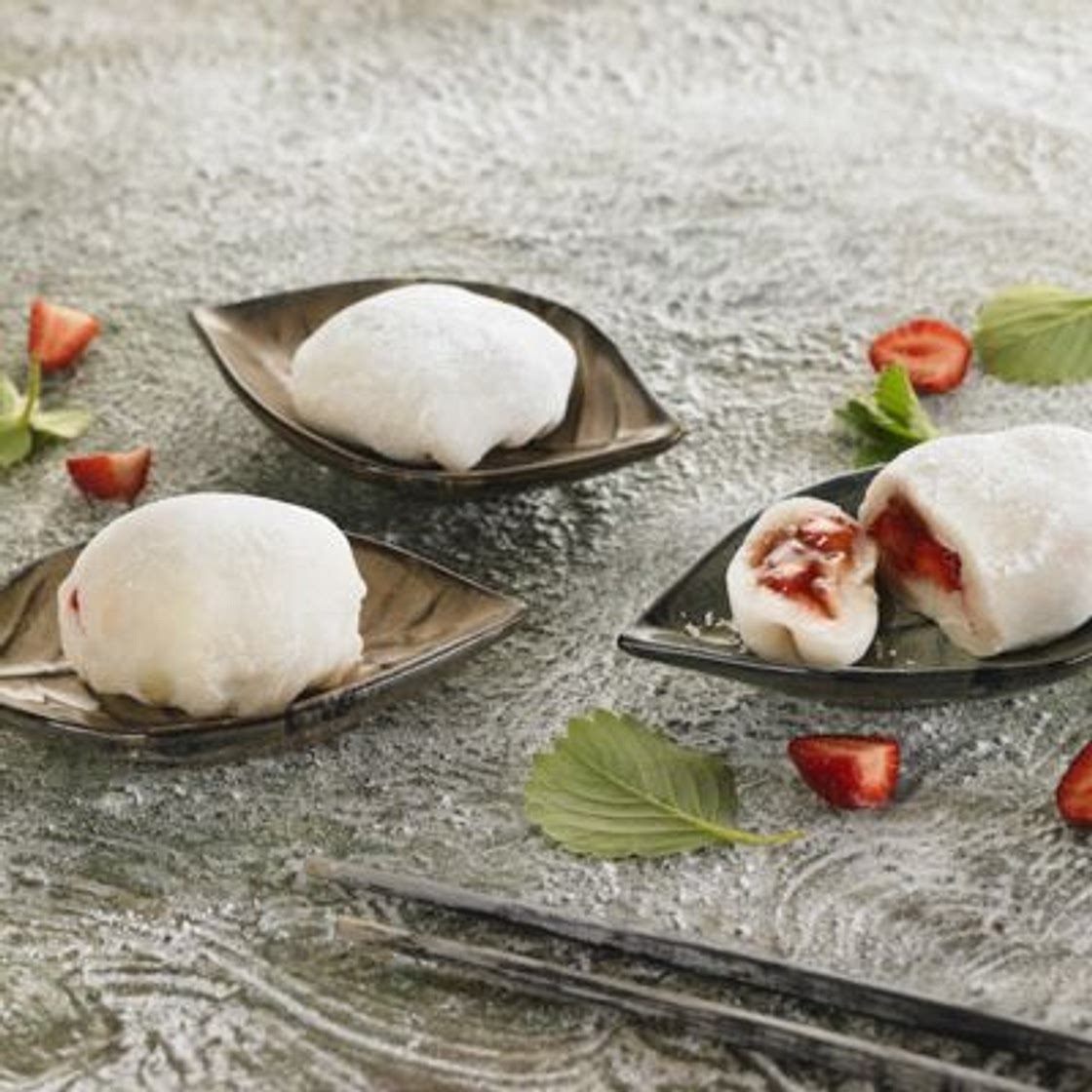Mochi aux fraises