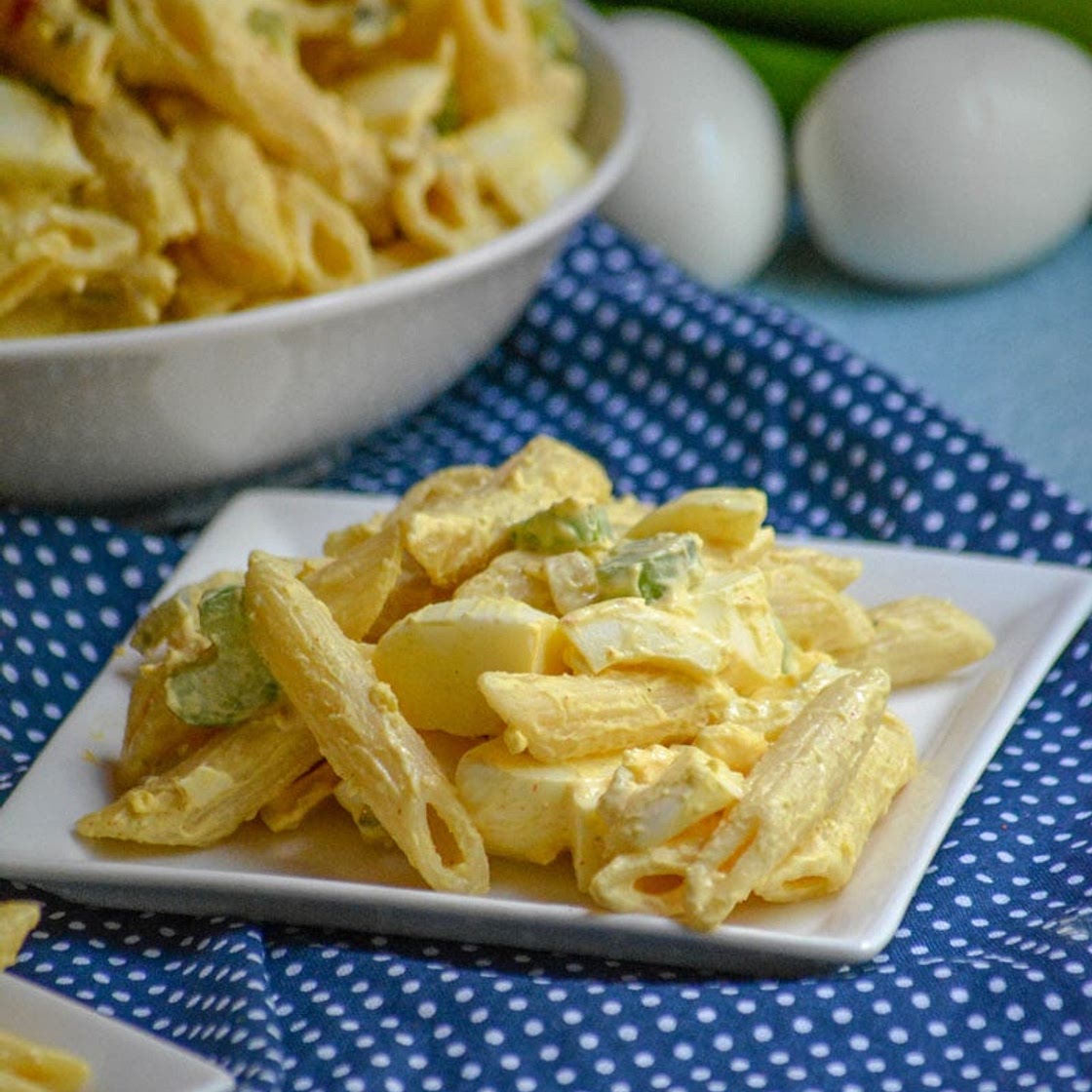 Deviled Egg Pasta Salad