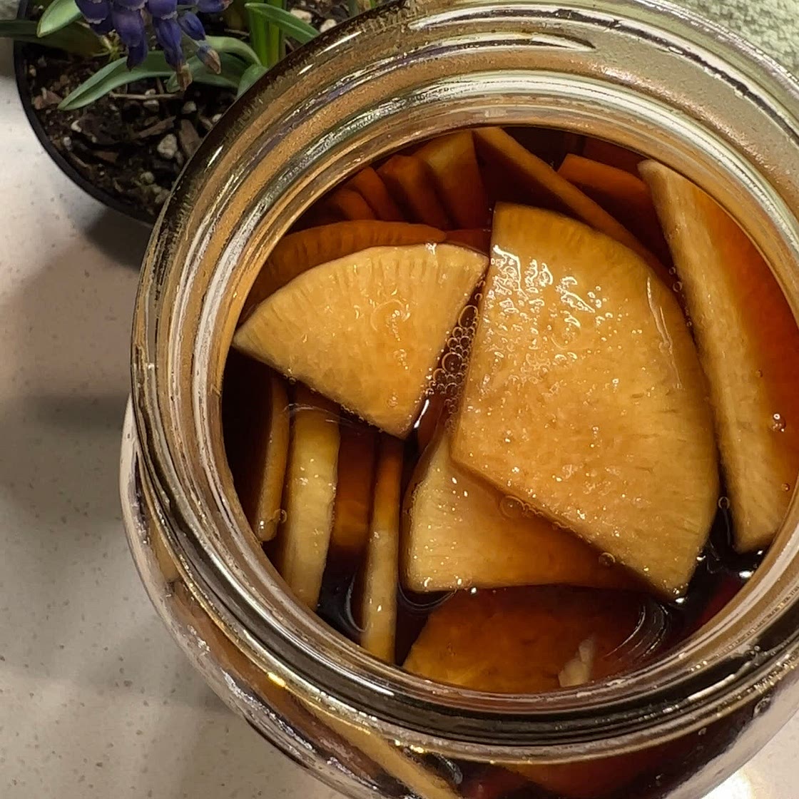 Easy Soy Pickled Radish