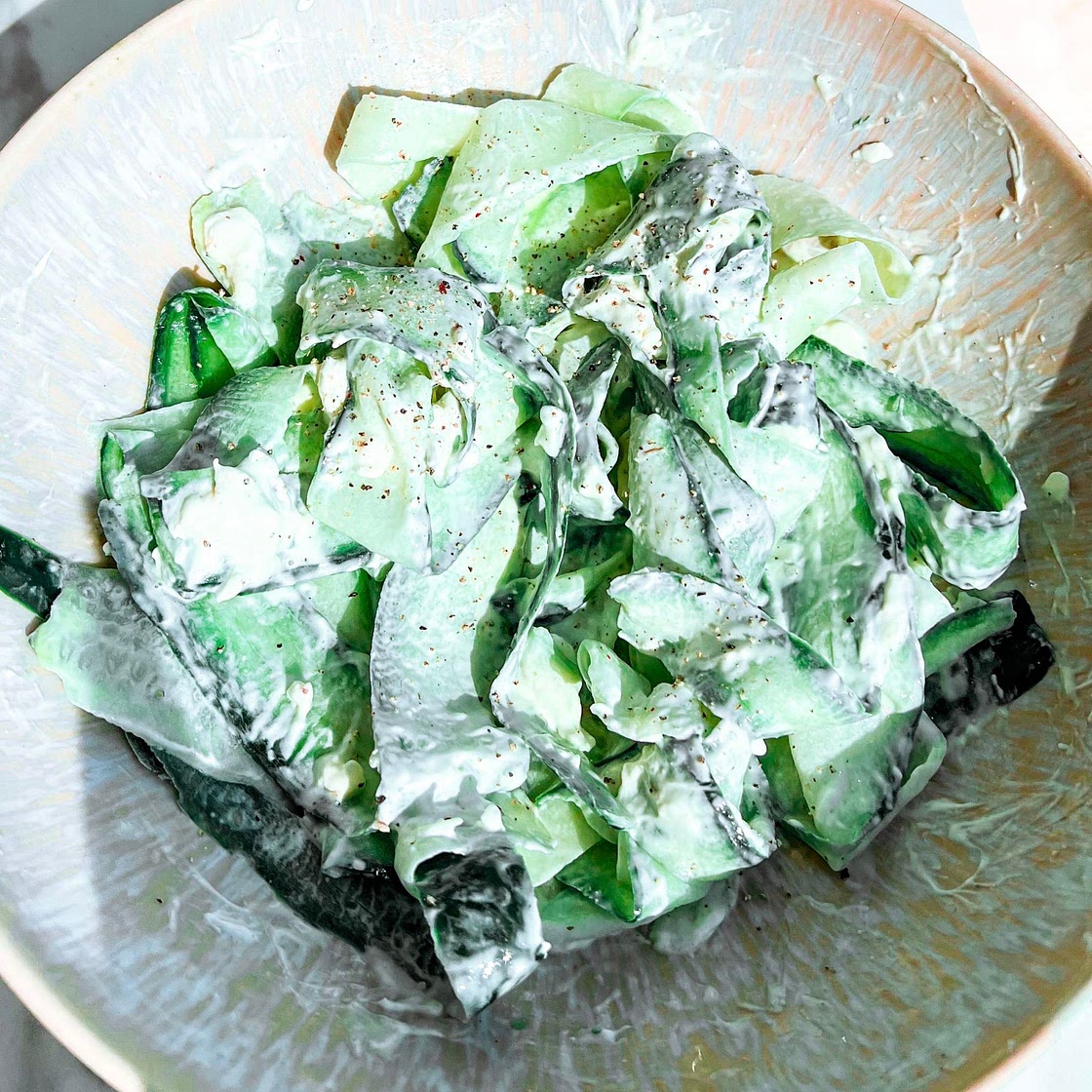 CREAMY CUCUMBER SALAD