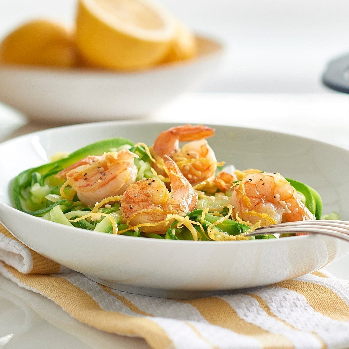 Lemony Grilled Shrimp