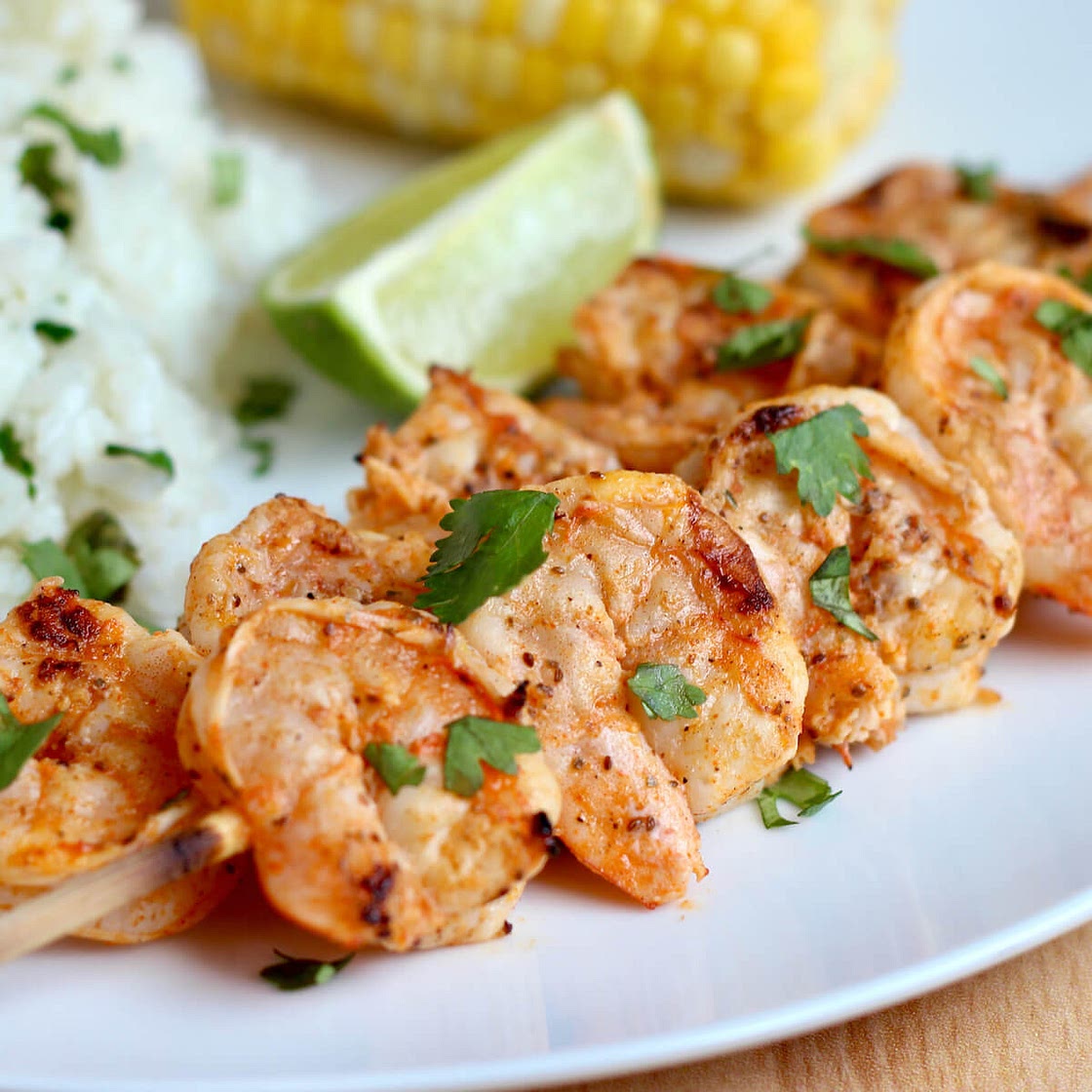Old Bay Grilled Shrimp