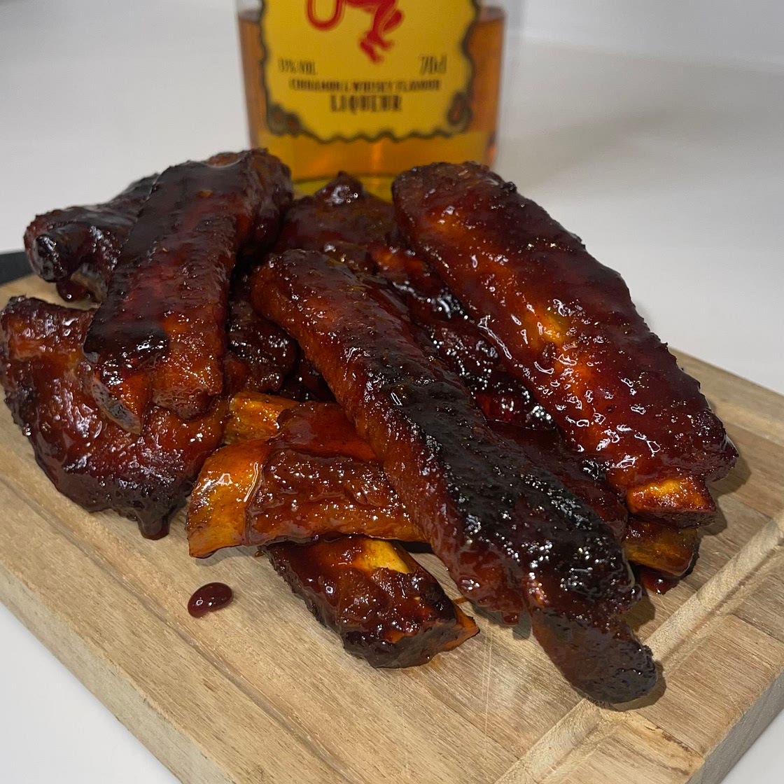 Sticky Fireball Whisky Pork Ribs