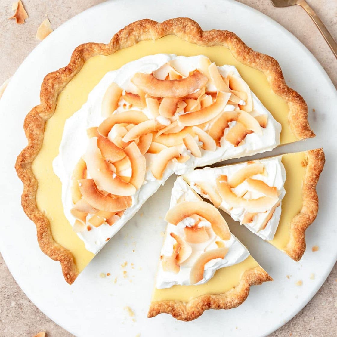 Homemade Coconut Cream Pie