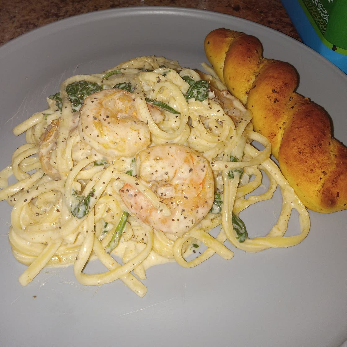 Creamy Parmesan and Spinach Shrimp